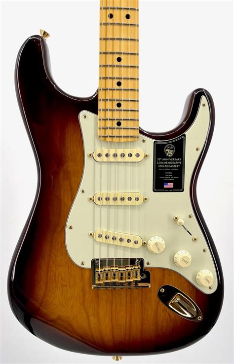 Fender 75th Anniversary American Stratocaster With Maple Neck 885978685042