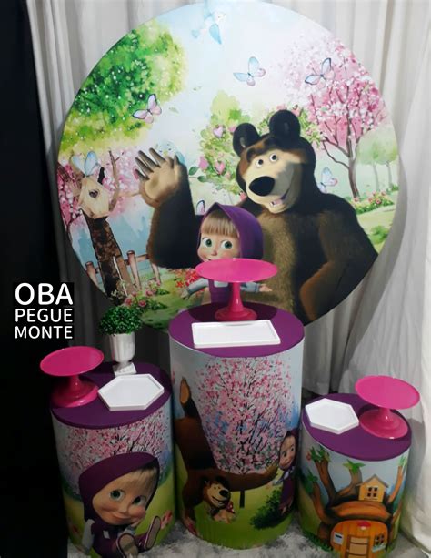 Kit Pegue E Monte Marsha E O Urso Oba Pegue E Monte