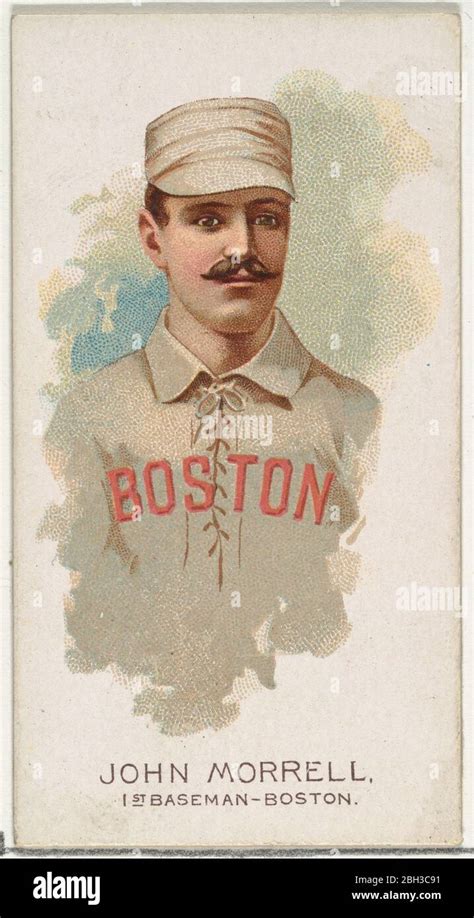 John Morrell Baseball Player 1st Baseman Boston From Worlds