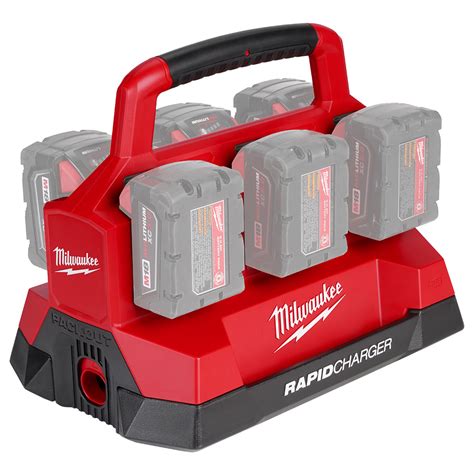 Milwaukee M18 PACKOUT Six Bay Rapid Charger GME Supply