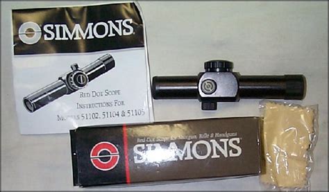 Simmons Red Dot Model 51102 Scope In Box For Sale At 7800633