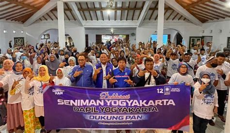 Pelaku Seniman Di Yogyakarta Dukung PAN Di Pemilu 2024