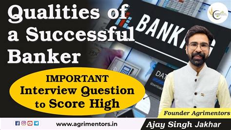 Qualities Of A Successful Banker Important Interview Question To