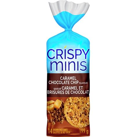 Crispy Mini Caramel Chocolate Rice Cakes 168g Fruitfull Offices