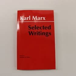 University of Guelph Bookstore - KARL MARX : SELECTED WRITINGS