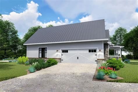 3-Bedroom, 2-Story Modern Farmhouse with Side-load Garage and Optional ...