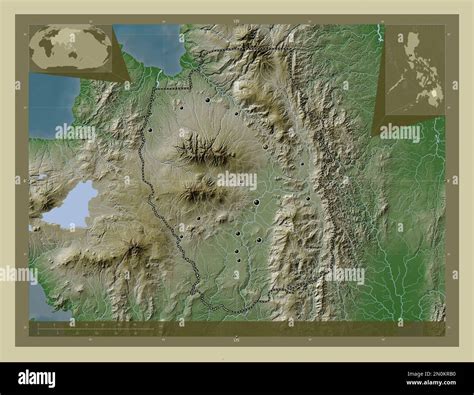 Bukidnon Province Of Philippines Elevation Map Colored In Wiki Style