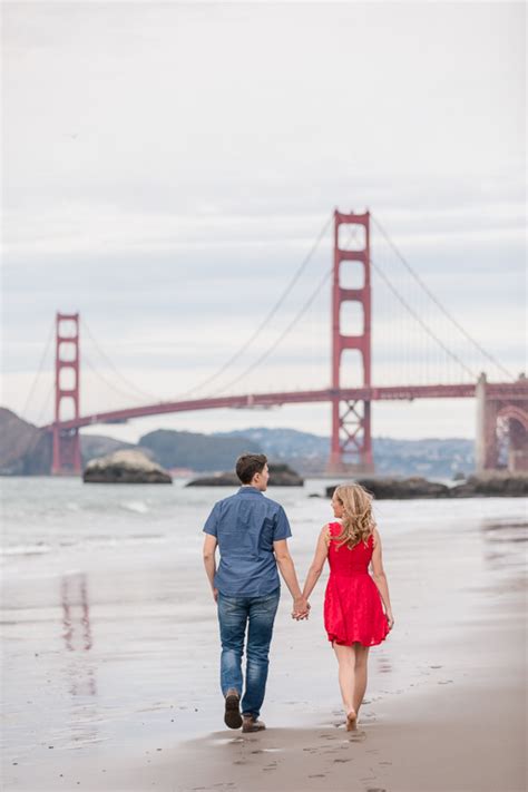 Anna Etans San Francisco Baker Beach Engagement Photos A Tale Ahead