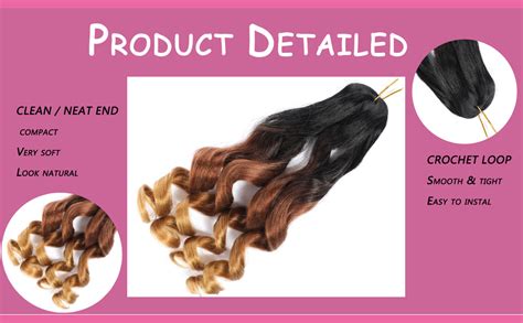 7 Pack Pre Stretched French Curly Braiding Hair 16 Inch For Black Women