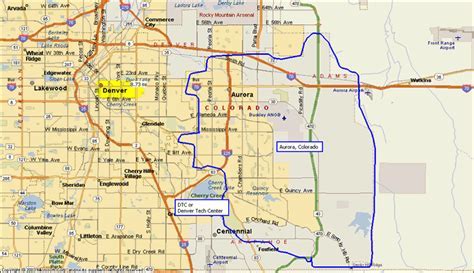 County Map Of Aurora Colorado – Warehouse of Ideas