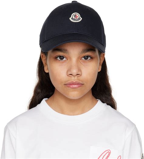 Enfant Casquette Bleu Marine Logos Par Moncler Enfant Ssense France