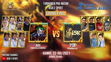 Grand Final Turnament PES Eksekutif E Sport BSB YouTube