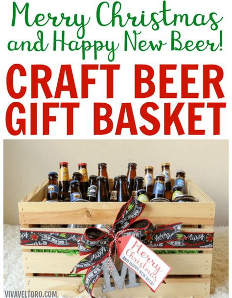 Craft Beer Gift Baskets for Men - Merry Christmas and Happy New Beer ...