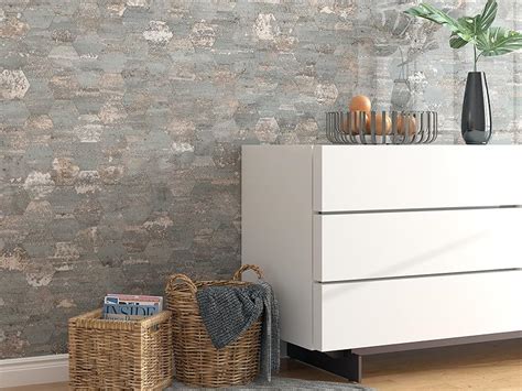 Lacheery Gray Concrete Wallpaper Peel And Stick Removable Contact Paper For Walls Rose Gold Grey