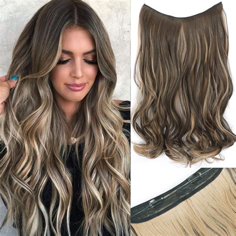 Halo Hair Extensions Thick Invisible Wire Hair Extension 5