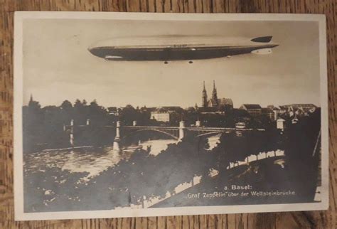 AK Graf Zeppelin über Basel 1930 Kaufen auf Ricardo