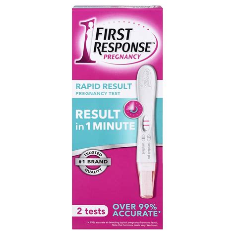 First Response Rapid Result Pregnancy Test Shop Pregnancy And Ovulation Tests At H E B