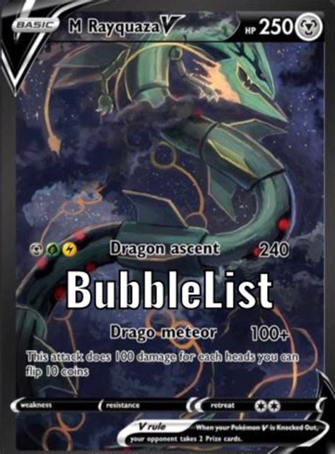 M Rayquaza V Pikachu Ash Vmax Gaming Shining Gx Ex M Mega Etsy