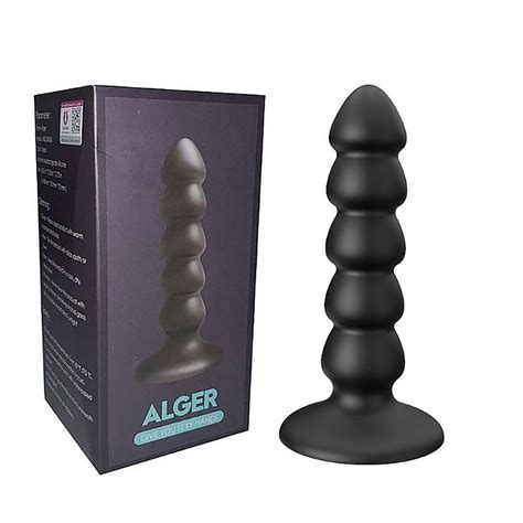 Plug Anal Em Silicone Alger Preto Sex Shop Loja Do Prazer