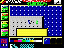 Teenage Mutant Ninja Turtles Screenshots For ZX Spectrum MobyGames