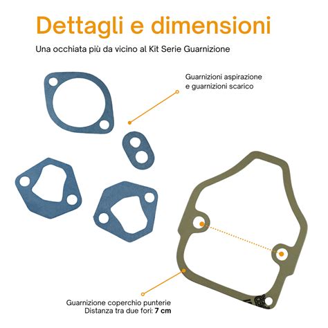 SERIE GUARNIZIONI COMPLETA PARAOLI MOTORE LOMBARDINI 6LD360 RIF 8180