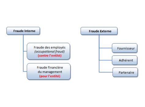 Audit détection des fraudes La fraude se divise en deux catégories