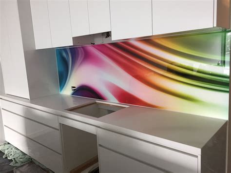 Custom Printed Glass Splashback By Seein In Printed Glass