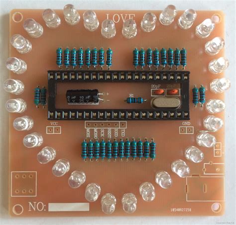 基于51单片机的心形流水灯设计 Csdn博客