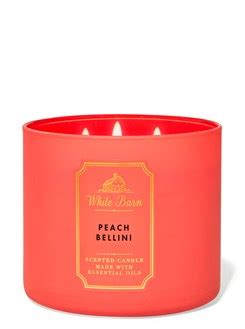 PEACH BELLINI Büyük Mum Bath Body Works