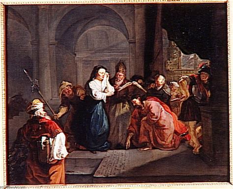 Reprodu Es De Pinturas Le Christ Et La Femme Adultere Por Gabriel