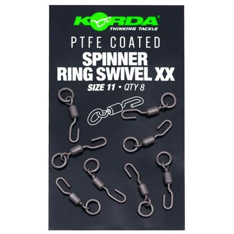 Émerillon korda ptfe spinner ring swivel xx