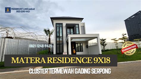 Matera Residence Gading Serpong Cluster Premium Termewah