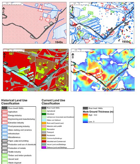 Land Use Change And Resulting Made Ground Thickness Derived From A D