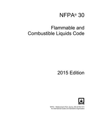 Nfpa 30 2015 PDF