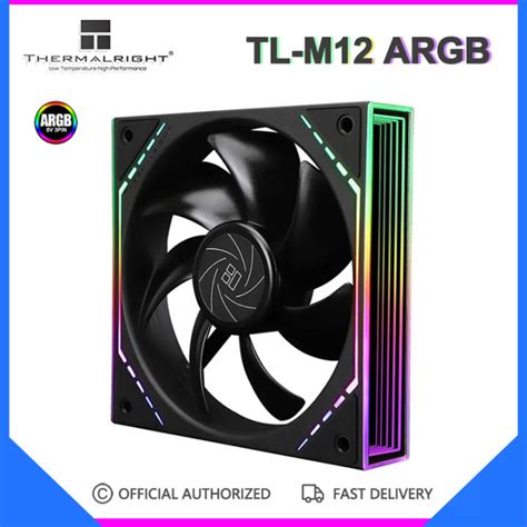 Thermalright TL M12 ARGB CPU Cooling Fan 120mm 4PIN PWM Cooler PC