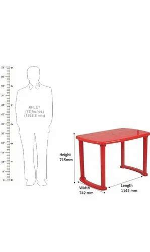 Supreme Arjun Plastic Table At Rs Piece Supreme Dining Table In