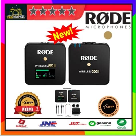 jual rode wireless  ii single mic rode wireless   single