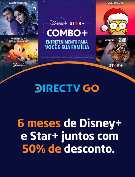 DIRECTV GO lança promoção Disney Plus e Star Plus 50 de