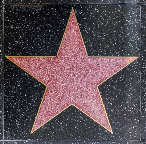 Hollywood Walk Of Fame Star Template