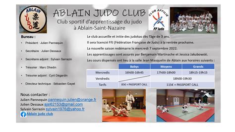 Ablain Judo Club Club De Judo Et Jujitsu Dans Ablain Judo Club