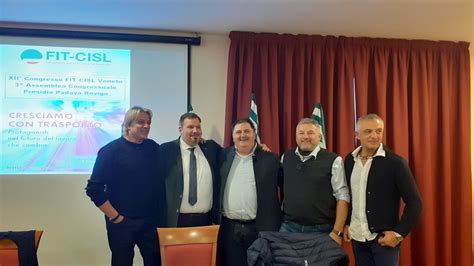 Congresso Fit Cisl Padova Rovigo Oscar Dalla Rosa Confermato