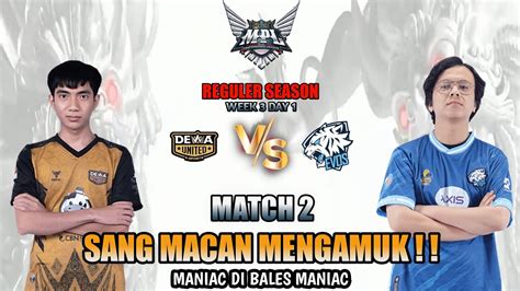 Sang Macan Mengamuk Maniac Bales Maniac Dewa United Vs Evos Glory