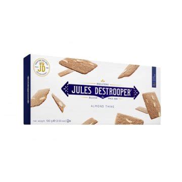 JULES DESTROOPER Biscuits Jules Destrooper Almendra Caja Carton 100 Gr