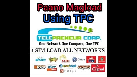 How To Load Using Tpc Paano Magload Gamit Ang Tpc Youtube