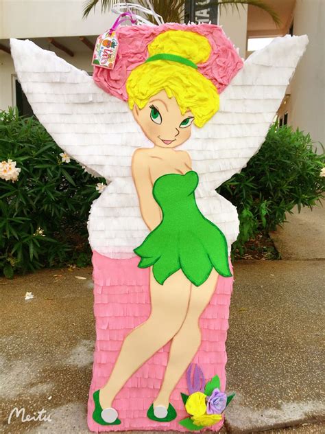 Piñata tinker bell Piñata de la sirenita Manualidades Diseños de