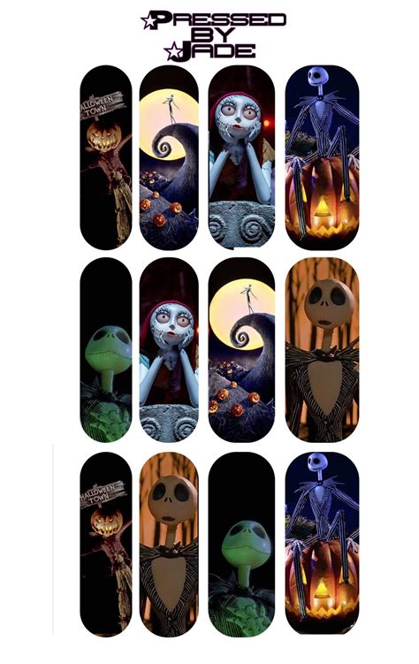 Nightmare Before Christmas Decals / Halloween Waterslide Decals - Etsy ...