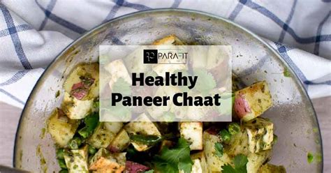 HEALTHY PANEER CHAAT RECIPE - ParaFit | Heathy eating