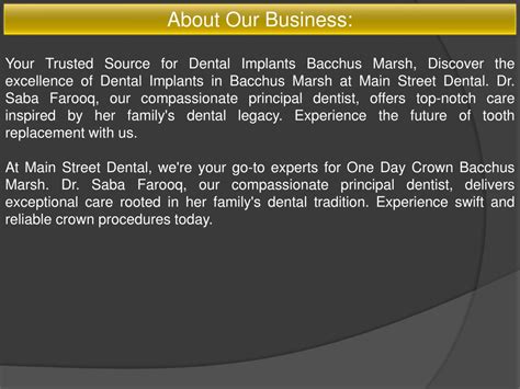 Ppt Dental Clinic Bacchus Marsh Powerpoint Presentation Free