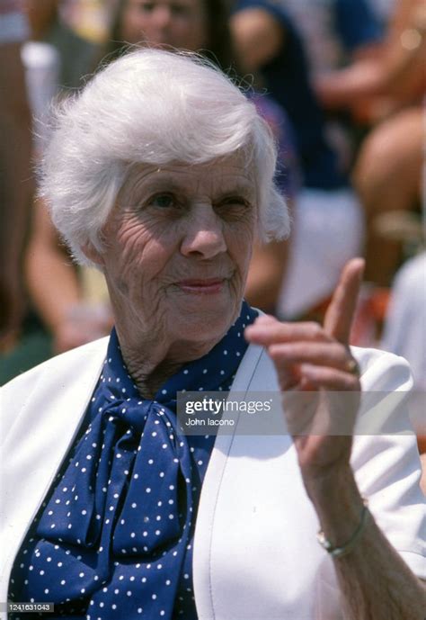 Bessie Lillian Carter, mother of U.S. President Jimmy Carter looks on ...