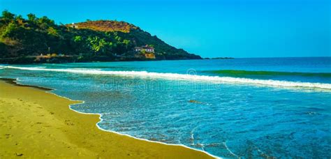 beautiful pristine gokarna beach  karnataka india stock image